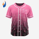 MLB Kansas City Royals Special Pink Design Fight Breast Cancer Baseball Jersey Gift for Men Women