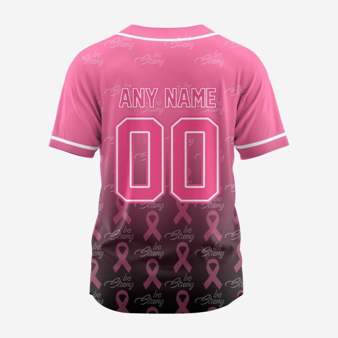 MLB Kansas City Royals Special Pink Design Fight Breast Cancer Baseball Jersey Gift for Men Women