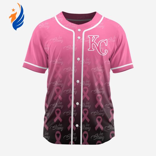 MLB Kansas City Royals Special Pink Design Fight Breast Cancer Baseball Jersey Gift for Men Women