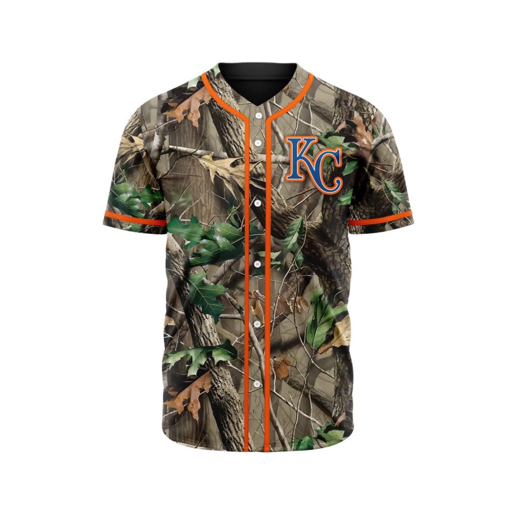 MLB Kansas City Royals Special Realtree Camo Hunting Baseball Jersey Gift for Men Women MLB Kansas City Royals Special Realtree Camo Hunting Baseball Jersey Gift for Men Women