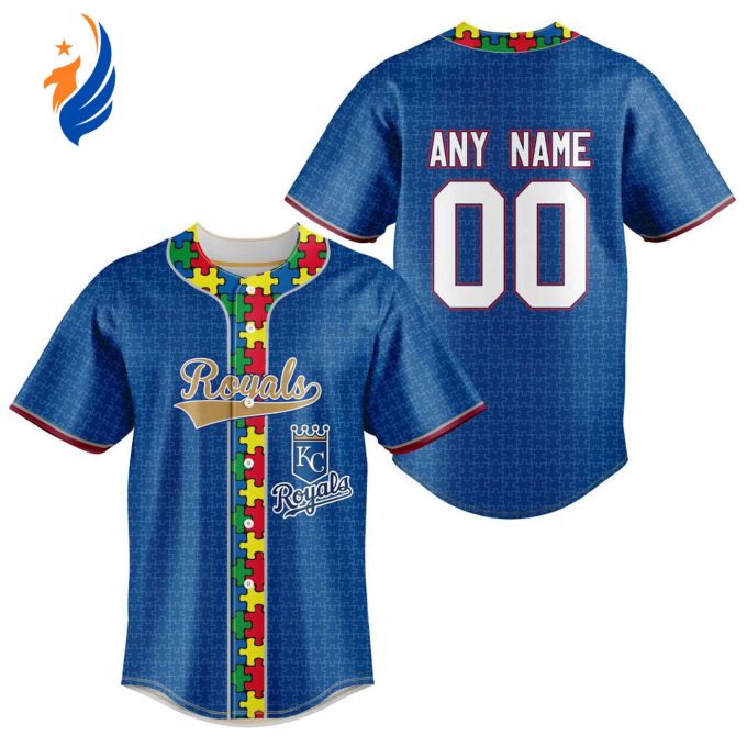 MLB Kansas City Royals Specialized Baseball Jersey Fearless Aganst Autism Gift for Men Women MLB Kansas City Royals Specialized Baseball Jersey Fearless Aganst Autism Gift for Men Women