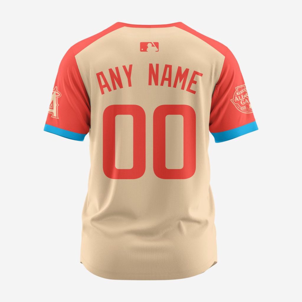 MLB Los Angeles Angels Personalized 2024 All Star Game Baseball Jersey MLB Los Angeles Angels Personalized 2024 All Star Game Baseball Jersey