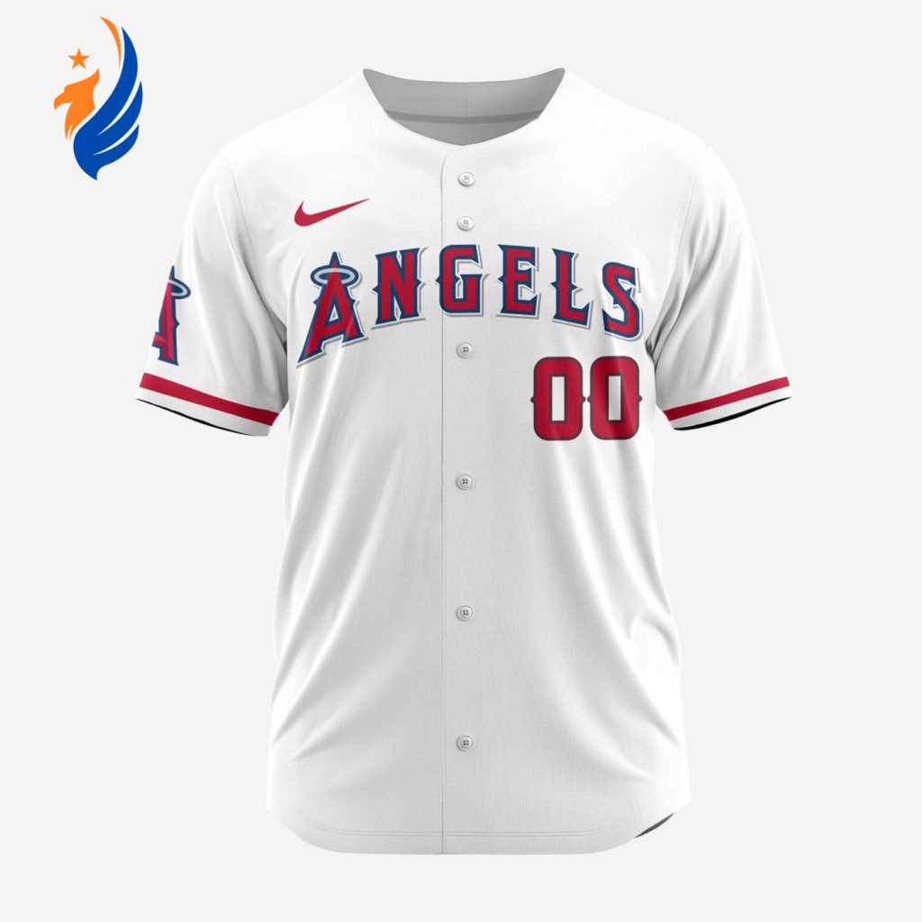 MLB Los Angeles Angels Personalized 2024 Home Baseball Jersey MLB Los Angeles Angels Personalized 2024 Home Baseball Jersey