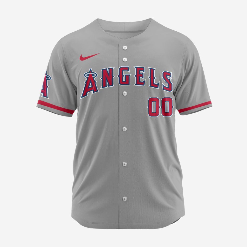 MLB Los Angeles Angels Personalized 2024 Road Baseball Jersey MLB Los Angeles Angels Personalized 2024 Road Baseball Jersey