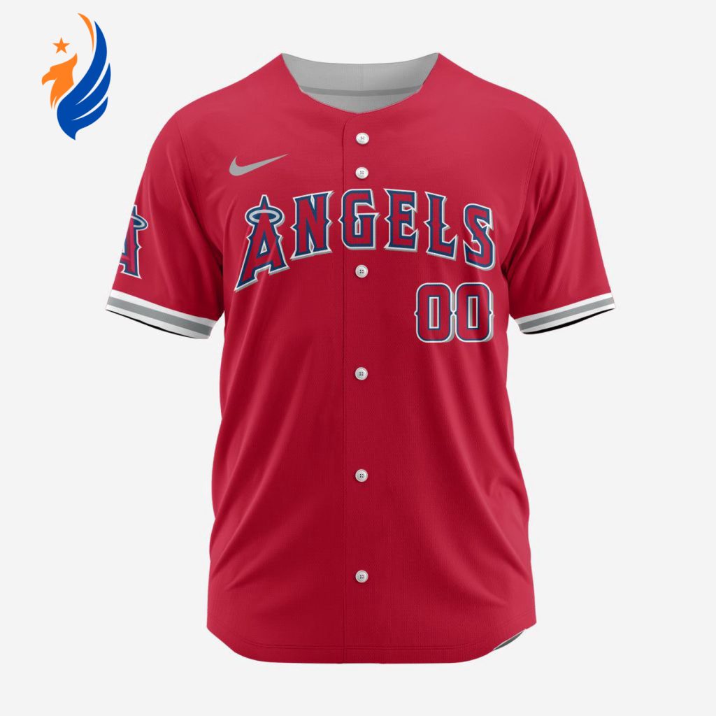 MLB Los Angeles Angels Personalized Alternate Baseball Jersey MLB Los Angeles Angels Personalized Alternate Baseball Jersey