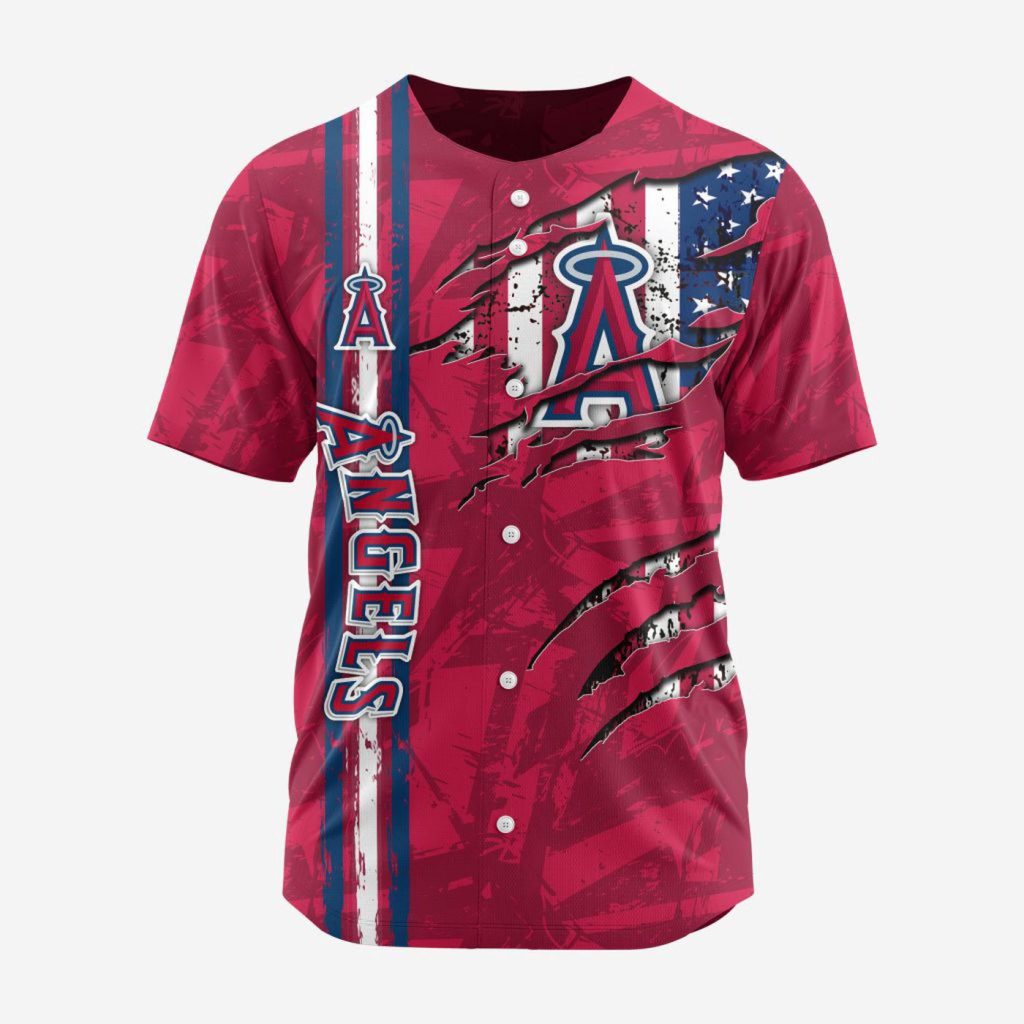 MLB Los Angeles Angels Special Design Baseball Jersey Gift for Men Women MLB Los Angeles Angels Special Design Baseball Jersey Gift for Men Women