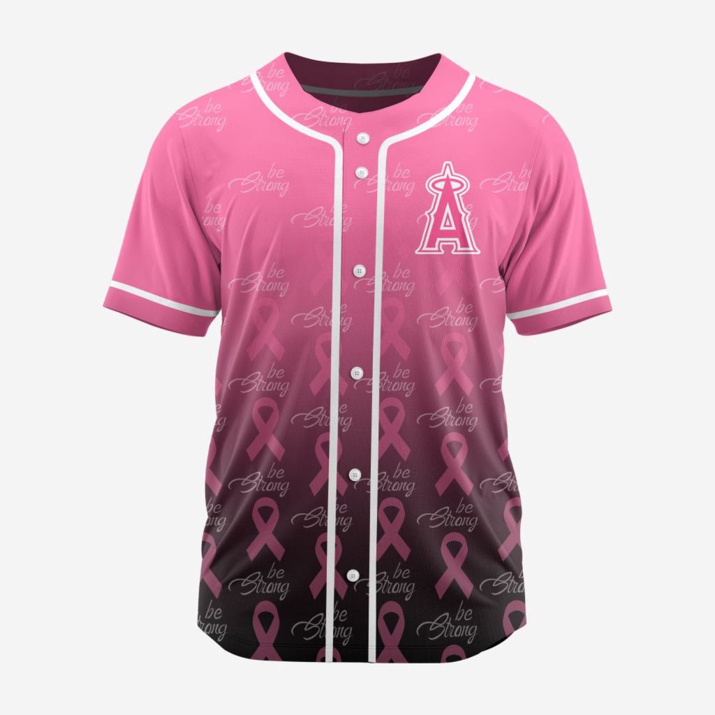 MLB Los Angeles Angels Special Pink Design Fight Breast Cancer Baseball Jersey Gift for Men Women MLB Los Angeles Angels Special Pink Design Fight Breast Cancer Baseball Jersey Gift for Men Women