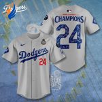 MLB Los Angeles Dodgers 2024 World Series Champions Design Baseball Jersey Gift for Men Women