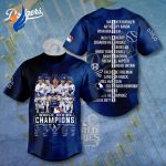 MLB Los Angeles Dodgers 2024 World Series Champions Design Baseball Jersey Gift for Men Women