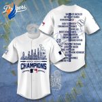 MLB Los Angeles Dodgers 2024 World Series Champions Design Baseball Jersey Gift for Men Women