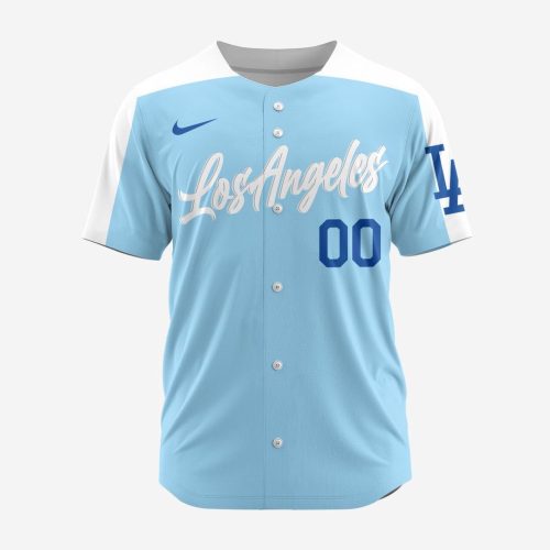MLB Los Angeles Dodgers Personalized Alternate Design Concept Baseball Jersey 2402
