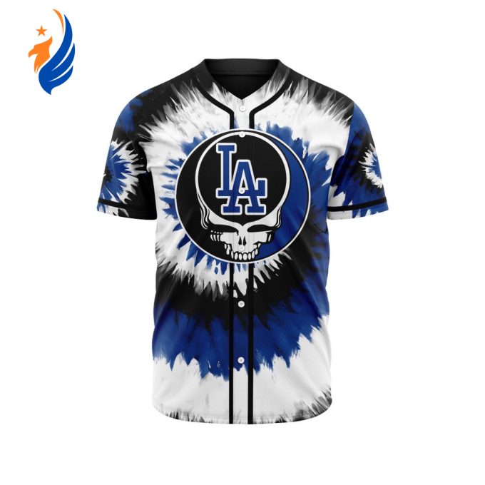 MLB Los Angeles Dodgers Special Grateful Dead Design Baseball Jersey Gift for Men Women MLB Los Angeles Dodgers Special Grateful Dead Design Baseball Jersey Gift for Men Women