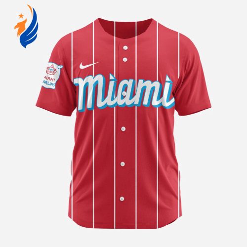 MLB Miami Marlins Personalized 2024 City Connect Baseball Jersey Design