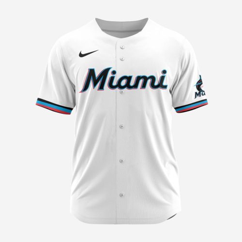 MLB Miami Marlins Personalized 2024 Home Baseball Jersey