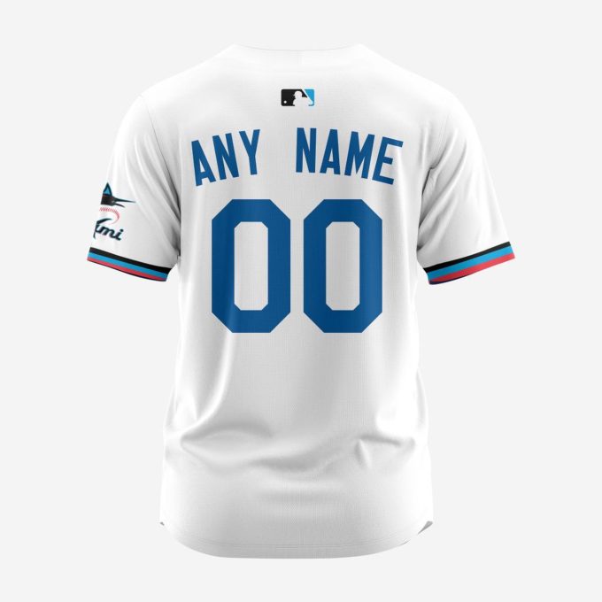 MLB Miami Marlins Personalized 2024 Home Baseball Jersey