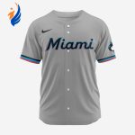 MLB Miami Marlins Personalized 2024 Road Baseball Jersey