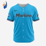 MLB Miami Marlins Personalized Alternate 02 Baseball Jersey MLB Miami Marlins Personalized Alternate 02 Baseball Jersey