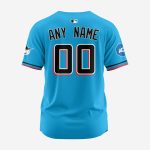MLB Miami Marlins Personalized Alternate 02 Baseball Jersey MLB Miami Marlins Personalized Alternate 02 Baseball Jersey