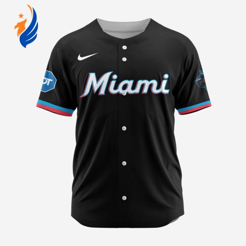 MLB Miami Marlins Personalized Alternate Baseball Jersey