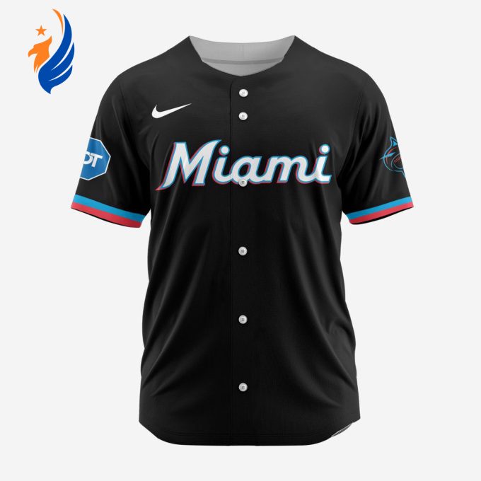 MLB Miami Marlins Personalized Alternate Baseball Jersey