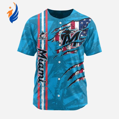 MLB Miami Marlins Special Design Baseball Jersey Gift for Men Women
