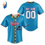 MLB Miami Marlins Specialized Baseball Jersey Fearless Aganst Autism Gift for Men Women MLB Miami Marlins Specialized Baseball Jersey Fearless Aganst Autism Gift for Men Women