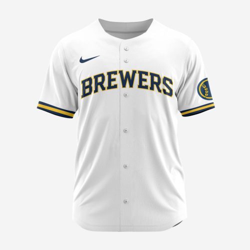 MLB Milwaukee Brewers Personalized 2024 Home Baseball Jersey