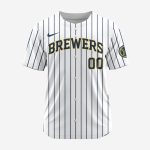 MLB Milwaukee Brewers Personalized Alternate Baseball Jersey