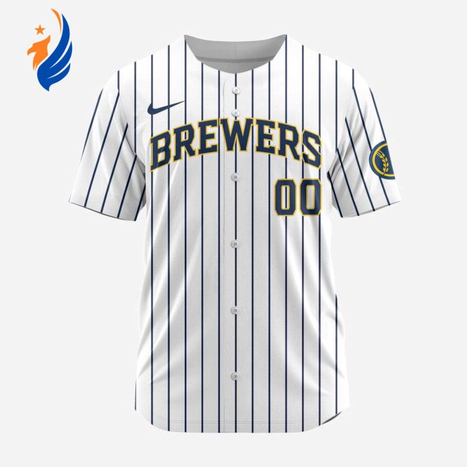 MLB Milwaukee Brewers Personalized Alternate Baseball Jersey