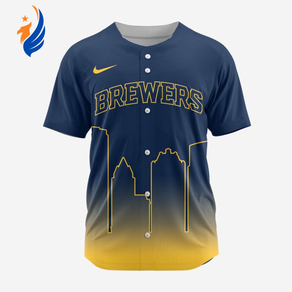 MLB Milwaukee Brewers Special City Edition Concept Baseball Jersey Gift for Men Women MLB Milwaukee Brewers Special City Edition Concept Baseball Jersey Gift for Men Women