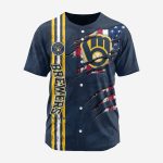 MLB Milwaukee Brewers Special Design Baseball Jersey Gift for Men Women MLB Milwaukee Brewers Special Design Baseball Jersey Gift for Men Women