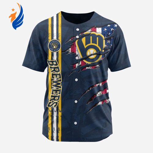 MLB Milwaukee Brewers Special Design Baseball Jersey Gift for Men Women