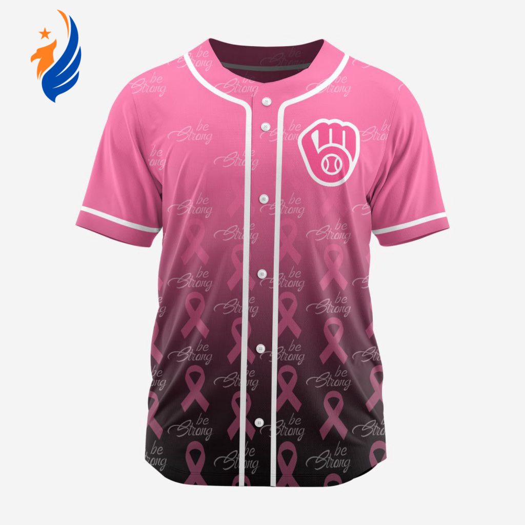 MLB Milwaukee Brewers Special Pink Design Fight Breast Cancer Baseball Jersey Gift for Men Women MLB Milwaukee Brewers Special Pink Design Fight Breast Cancer Baseball Jersey Gift for Men Women