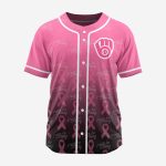 MLB Milwaukee Brewers Special Pink Design Fight Breast Cancer Baseball Jersey Gift for Men Women MLB Milwaukee Brewers Special Pink Design Fight Breast Cancer Baseball Jersey Gift for Men Women