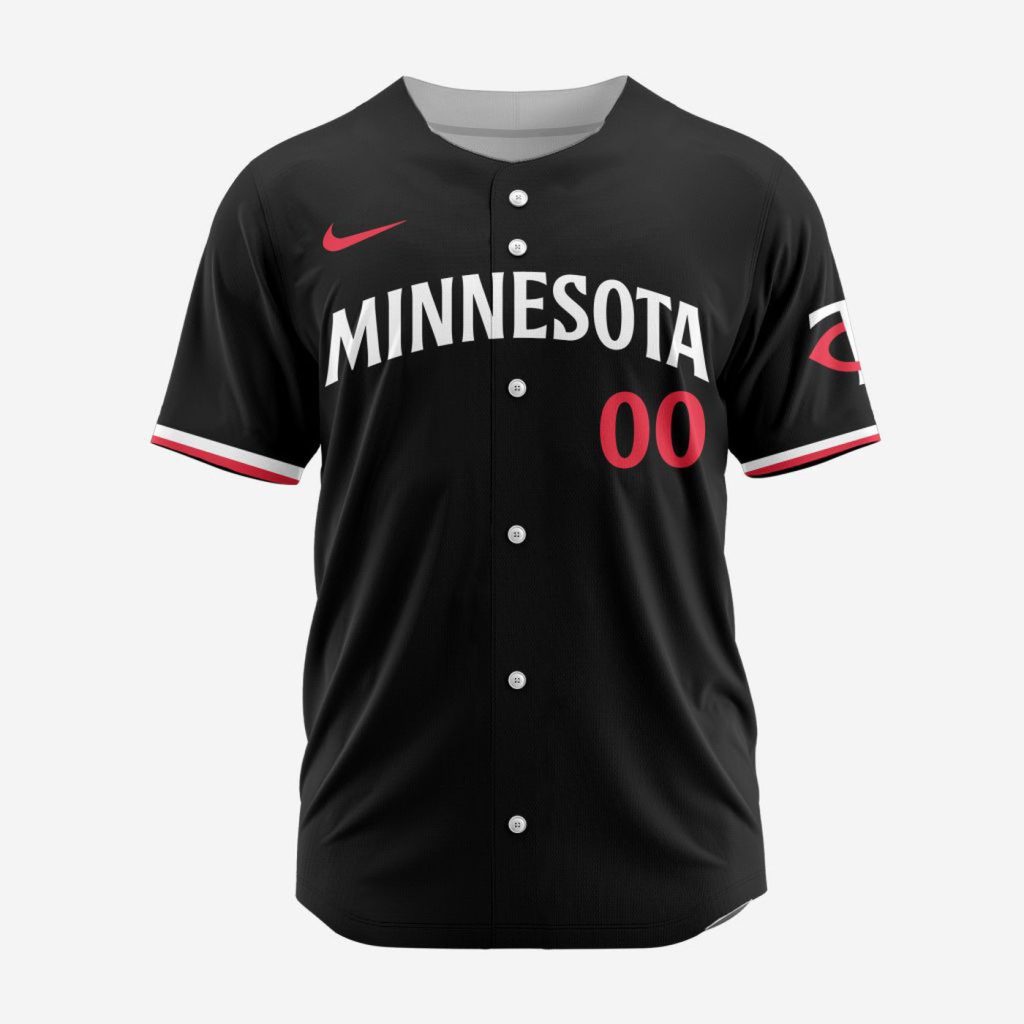MLB Minnesota Twins Personalized Alternate Baseball Jersey MLB Minnesota Twins Personalized Alternate Baseball Jersey