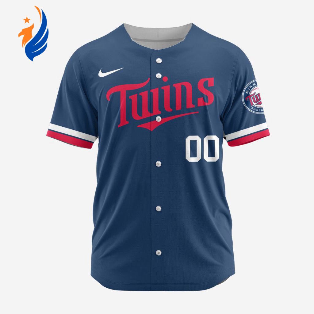 MLB Minnesota Twins Personalized Alternate Design Concept Baseball Jersey 2402 MLB Minnesota Twins Personalized Alternate Design Concept Baseball Jersey 2402