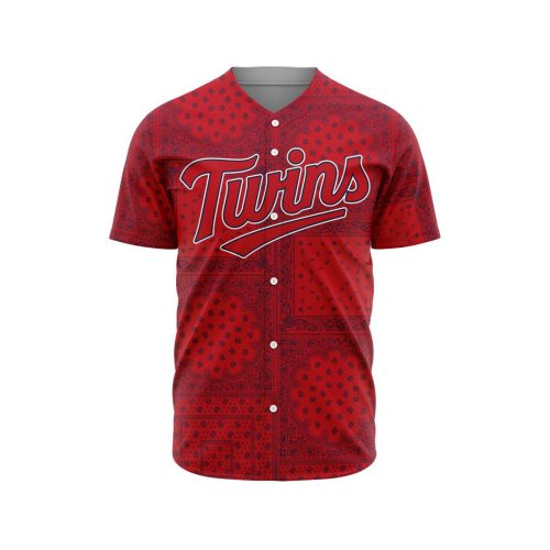 MLB Minnesota Twins Special Paisley Design Baseball Jersey Gift for Men Women