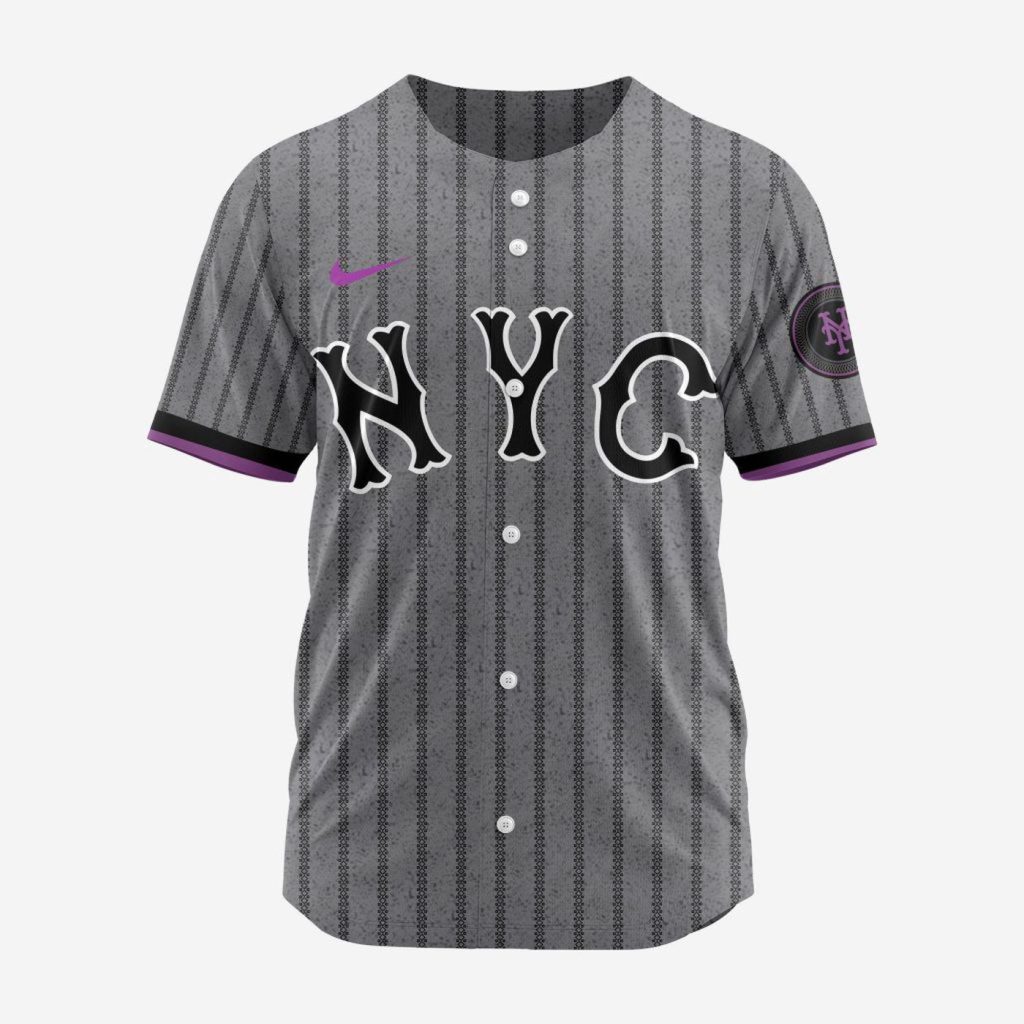 MLB New York Mets Personalized 2024 City Connect Baseball Jersey Design MLB New York Mets Personalized 2024 City Connect Baseball Jersey Design