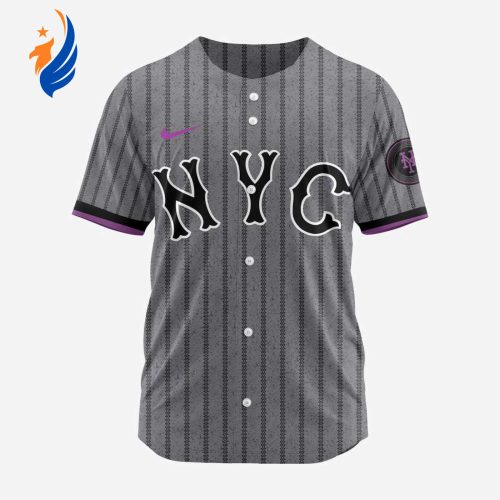 MLB New York Mets Personalized 2024 City Connect Baseball Jersey Design