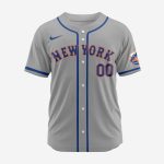 MLB New York Mets Personalized 2024 Road Baseball Jersey