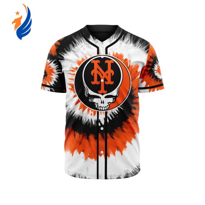 MLB New York Mets Special Grateful Dead Design Baseball Jersey Gift for Men Women MLB New York Mets Special Grateful Dead Design Baseball Jersey Gift for Men Women