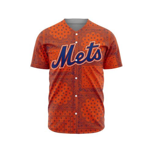 MLB New York Mets Special Paisley Design Baseball Jersey Gift for Men Women