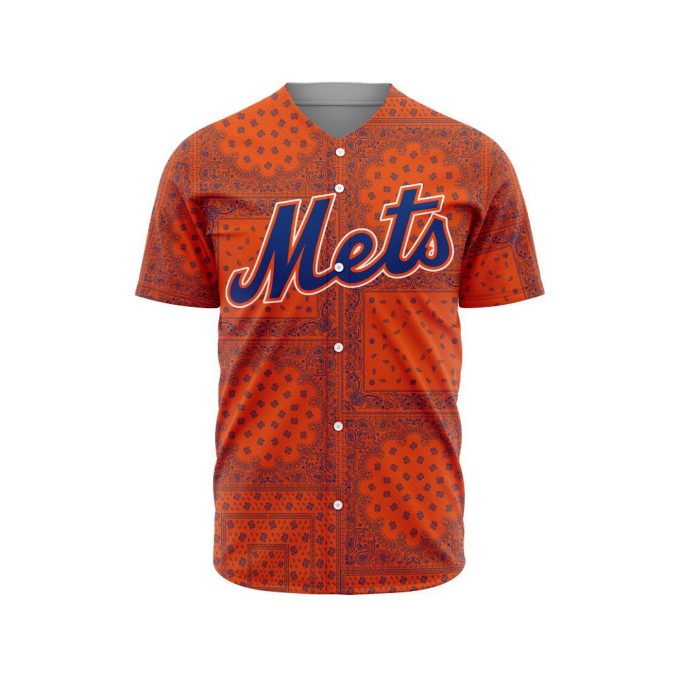 MLB New York Mets Special Paisley Design Baseball Jersey Gift for Men Women
