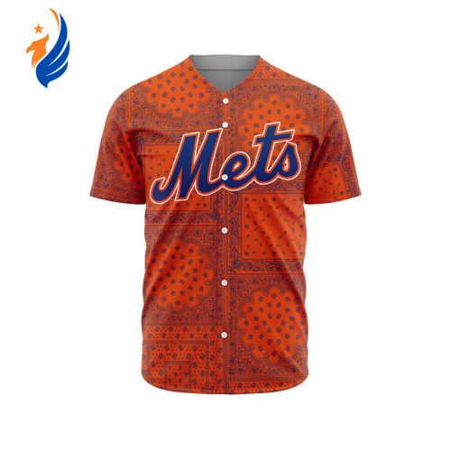MLB New York Mets Special Paisley Design Baseball Jersey Gift for Men Women