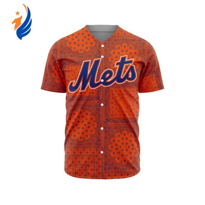MLB New York Mets Special Paisley Design Baseball Jersey Gift for Men Women MLB New York Mets Special Paisley Design Baseball Jersey Gift for Men Women