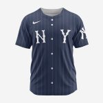 MLB New York Yankees Personalized Alternate Design Concept Baseball Jersey 2402