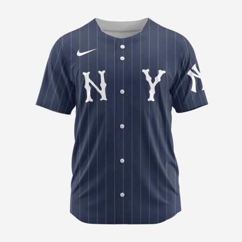 MLB New York Yankees Personalized Alternate Design Concept Baseball Jersey 2402
