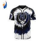 MLB New York Yankees Special Grateful Dead Design Baseball Jersey Gift for Men Women MLB New York Yankees Special Grateful Dead Design Baseball Jersey Gift for Men Women