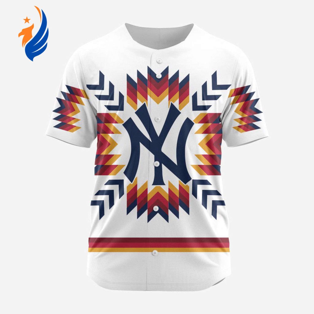 MLB New York Yankees Special Native Design Baseball Jersey Gift for Men Women MLB New York Yankees Special Native Design Baseball Jersey Gift for Men Women