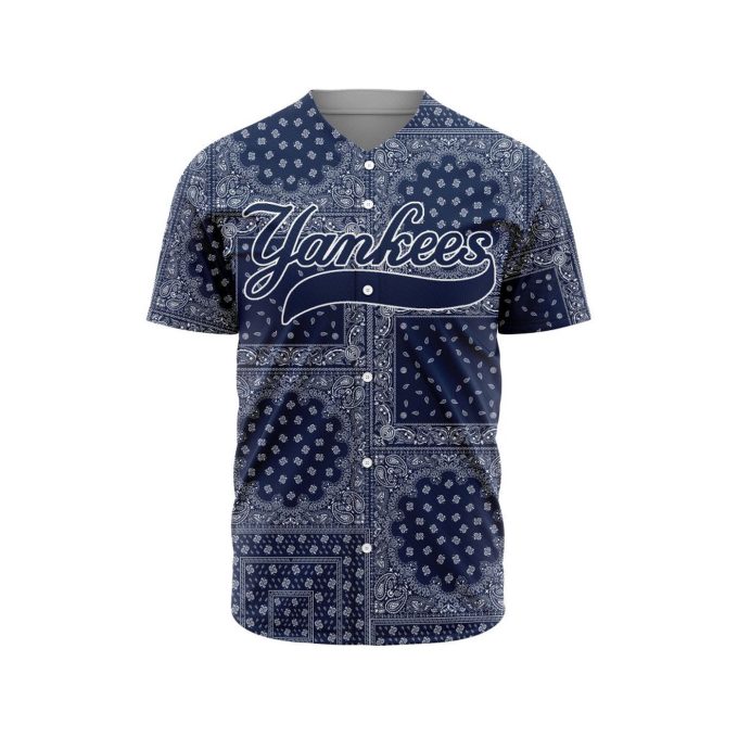 MLB New York Yankees Special Paisley Design Baseball Jersey Gift for Men Women